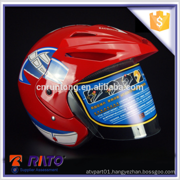 High quality unique red China ABS motorcycle helmets
